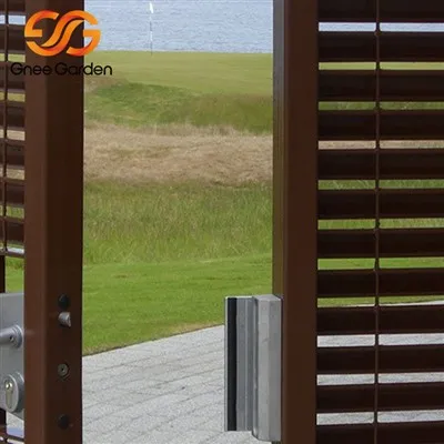 Portails d'entrée en acier Corten