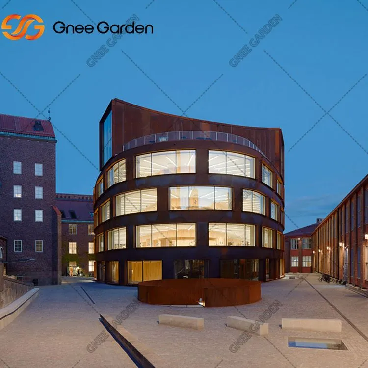 Crame de construction Corten Curtain Murt