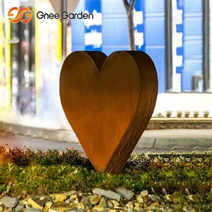 Boîte aux lettres Corten Metal Outdoor Box