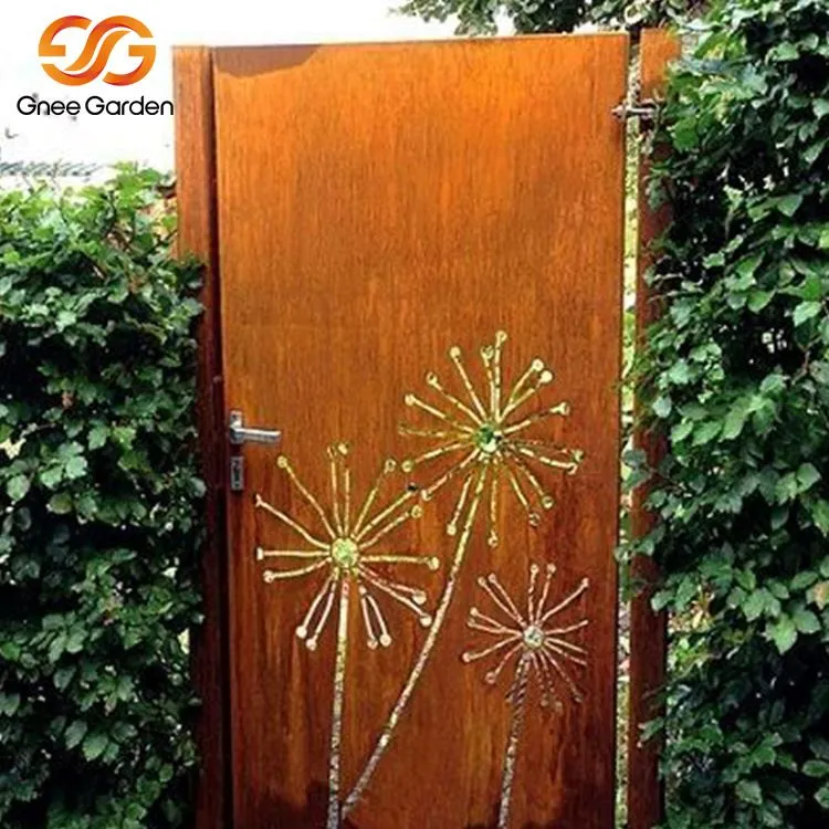 Écrans de jardin en acier Corten