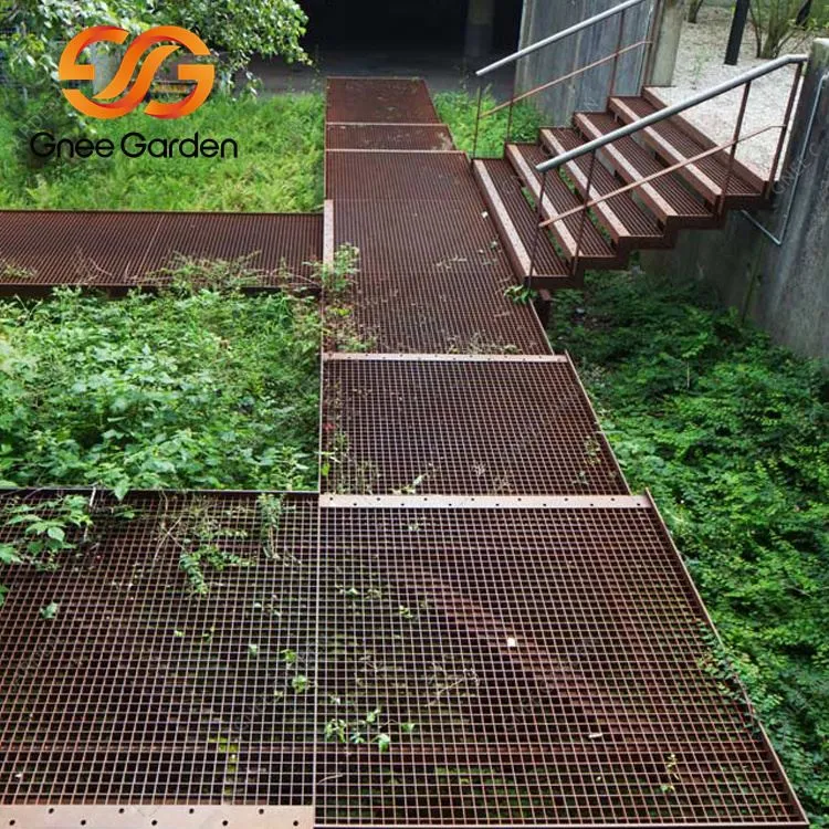 Escaliers en acier corten 2500 mm