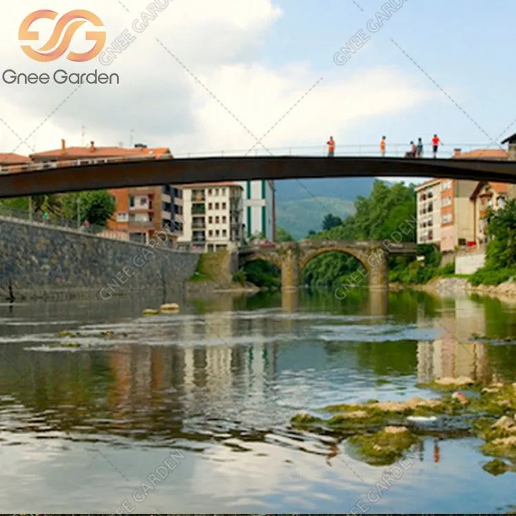 Pont en treillis Corten
