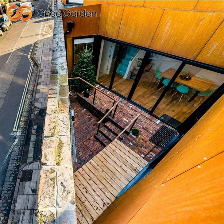 Panneaux de façade Corten en acier résistant à la corrosion