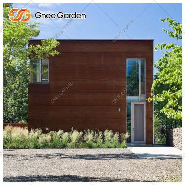 Panneaux muraux intérieurs du bâtiment en métal Corten