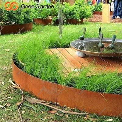 Corten Steel Garden Bed Designs pour les maisons modernes