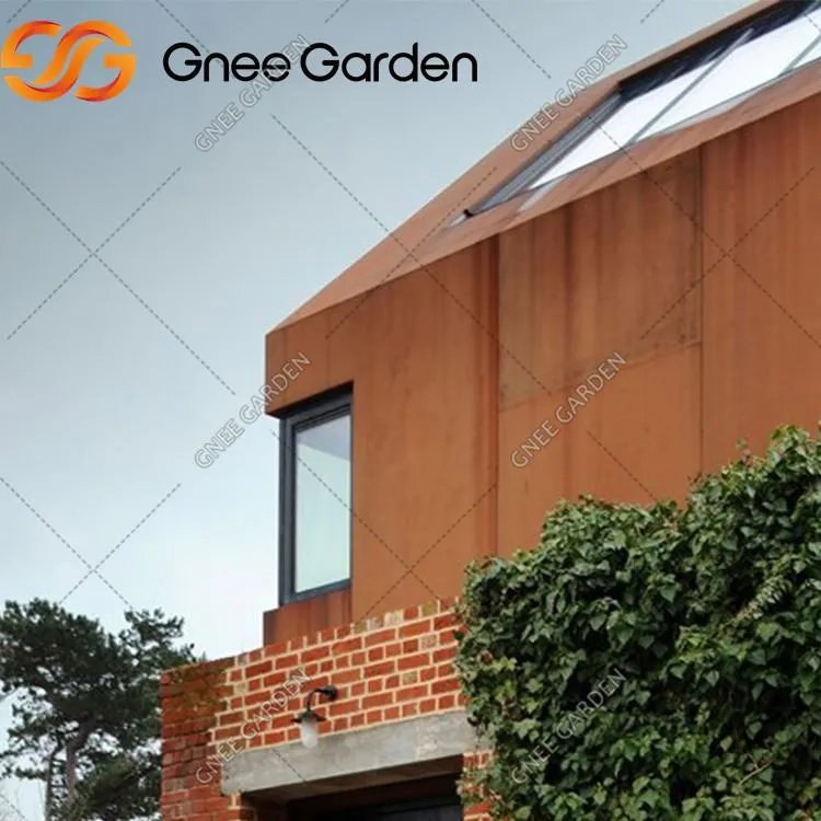 Bâtiment extérieur Utilisez le mur-rideau Corten en acier