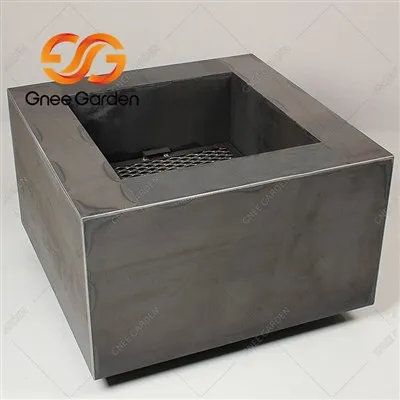 Cheminée de table rectangulaire